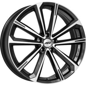 AEZ Aruba dark Gunmetal/polished 8,5x19 5x112 ET40 CB70,1 60° 800 kg AAR9L8FP40