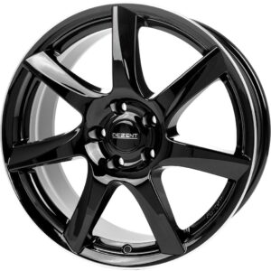Dezent TW dark Black/polished lip 6,5x16 4x108 ET20 CB65,1 60° 625 kg TTWZ3BL20