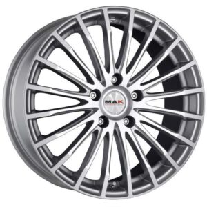 MAK Fatale Silver 8,5x19 5x114.3 ET35 CB76,0 60° 780 kg F8590FASI35F