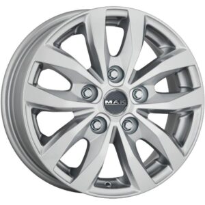 MAK Load 5 Silver 7x17 5x120 ET55 CB65,1 R14 1200 kg F70705DSI55IG3X