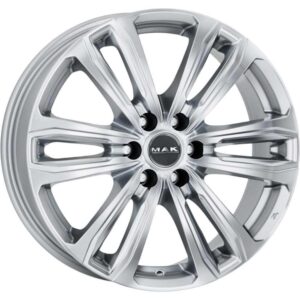 MAK Safari 6 Silver 8x18 6x130 ET53 CB84,1 60° 1215 kg F8080AF6SI53M3