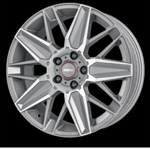 Momo Evoluzione Matt Titan Silver Polished 8x18 5x112 ET42 CB72,3 60° 700 kg WEVT80842512E