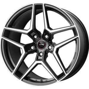 Momo RF-06 Matt Black Polished 9x20 5x130 ET50 CB71,5 60° 740 kg WR61E90050371