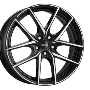 Dezent TO dark Black/polished 7x17 5x112 ET40 CB57,1 R13 705 kg TTOY8BP40E