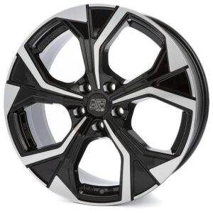 MSW 43 Gloss Black Full Polished 8x19 5x112 ET45 CB73,0 60° 860 kg W19392505T56