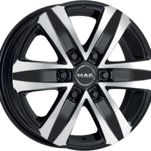 MAK Stone 6 Black Mirror 6,5x16 6x125 ET50 CB74,1 60° 1215 kg F65606SBM50QZ