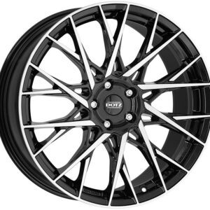 Dotz Fuji dark Black/polished 8x19 5x112 ET50 CB70,1 60° 780 kg OFU9K8BP50