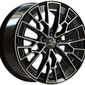 Fondmetal 1972 Glossy Black Machined 9x20 5x112 ET41 CB66,5 60° 775 kg RF19045