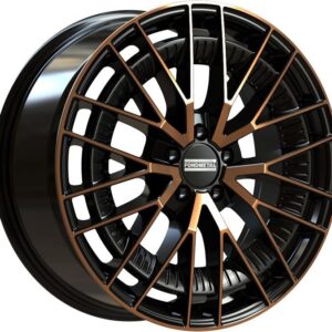 Fondmetal Kari Black Clearcoat Matt Bronze Machined 9x19 5x112 ET49 CB66,5 R14 900 kg RF19289