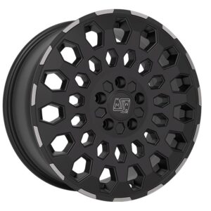 MSW 99 VAN Matt Black Lip Polished 6,5x16 5x130 ET55 CB89,1 60° 1350 kg W19420004TO3