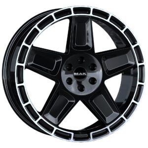 MAK Trek Gloss Black Mirror Ring 9x20 5x120 ET43 CB72,6 60° 1050 kg F9020TKGL43IRX