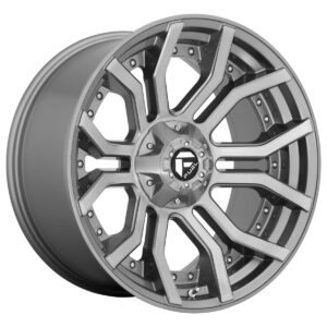 Fuel D713 Rage Platinum Brushed Gun Metal Tinted Clear 10x20 6x139.7 ET-18 CB106,0 (PCD2: 6x135) 60° 1133 kg D71320009847