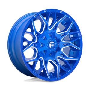 Fuel D770 Twitch Anodized Blue Milled 9x20 6x139.7 ET1 CB106,0 (PCD2: 6x135) 60° 1133 kg D77020909850