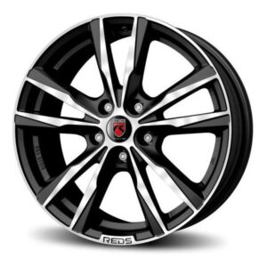 Reds K2 HD Matt Black polished 6,5x16 5x110 ET35 CB65,1 60° 690 kg WKHE65635065