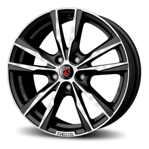 Reds K2 HD Matt Black polished 7,5x17 5x108 ET45 CB72,3 60° 700 kg WKHE75745508