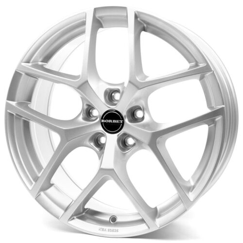 Borbet Y Crystal Silver 7x16 5x114.3 ET48 CB72,6 60° 650 kg 496134
