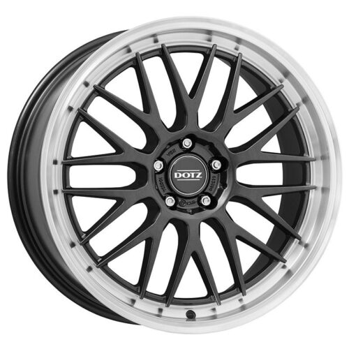 10996 Dotz Bilbao dark Gunmetal/polished lip 8x17 5x108 ET45 CB70,1 60° 715 kg OBISHFL45